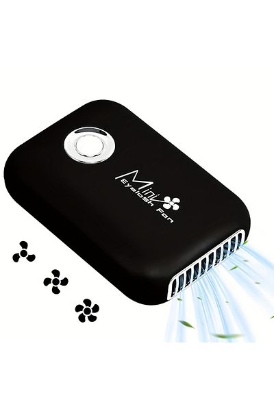 Choice black Mini Lash Fan Portable Eyelash Extension Fan Dryer Rechargeable USB Fan With 3 Adjustable Spee