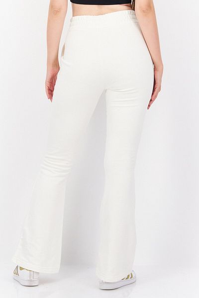 Puma Women Slim Fit Brand Logo Training Sweatpants, Off White