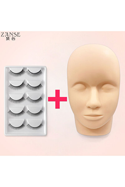 Choice1 رأس تدريب تمديد الرموش ومجموعة الرموش ونموذج ممارسة المكياج ورأس مانيكان مزيف للتدريب على تمديد الرموش ورأس مانيكان مزيف للتدريب على تمديد الرموش