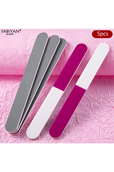 Choice 5 قطع من أدوات تلميع الأظافر والباديكير وتلميع الأظافر على الوجهين وأد...