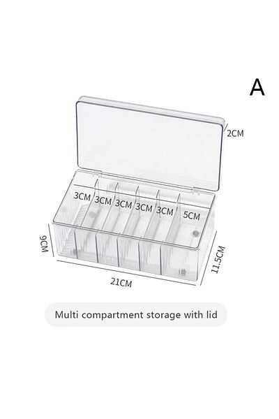 Choice Transparent Eyelash Extension Tool Storage Box With Cover Lash Accessories Lashes Glue Tweezer Holde