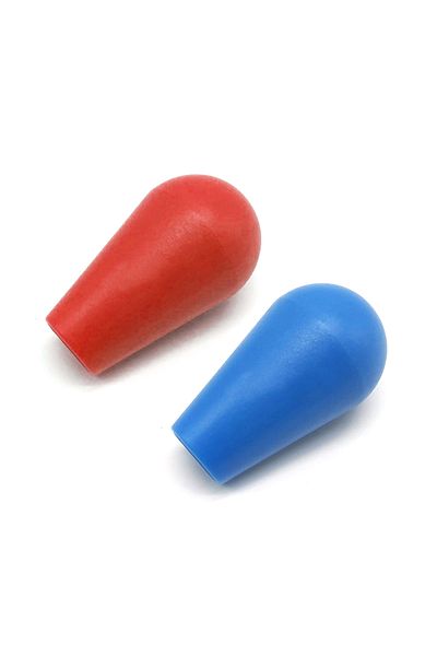 Choice Red Blue 2pcs Ball Bat Top Head Round Oval Knob For Arcade Stick Sanwa Zippy Joystick Command Zero D