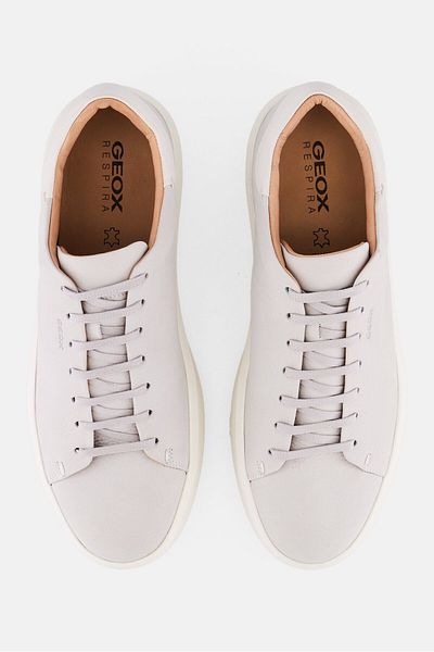 Geox Men U Velletri Lace Up Casual Shoes, Grey