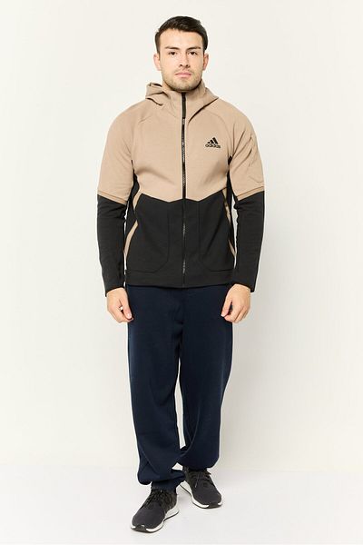 adidas Men Sportswear Fit Long Sleeve Outdoor Sweatshirt, Multicolour