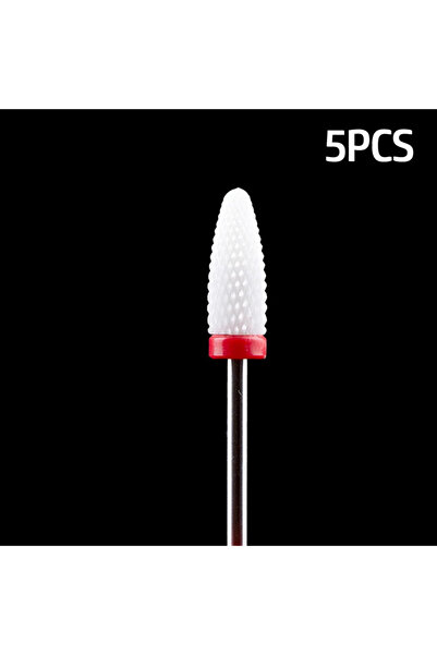choice2 3T-Red-5 قطع 5 قطع قاطع طحن سيراميك لمجموعة مانيكير مثقاب أظافر مطحنة آلة مانيكير باديكير