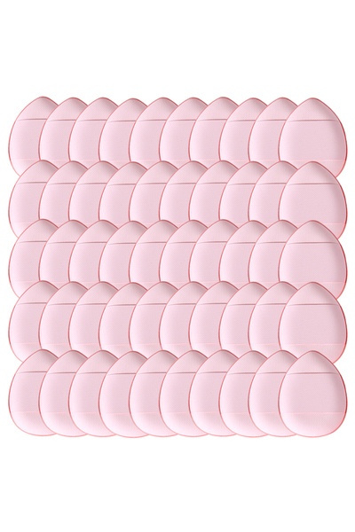 Choice14 Pink 50pcs 50/100PCS Mini Finger Puff Makeup Sponge Puffs Concealer ...
