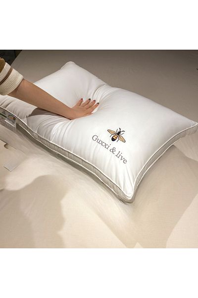Choice Middle 1200g 1pcs White 48X74cm 100% Cotton Soy Fiber PillowCore Cotton Washable Pillows Grade A Low