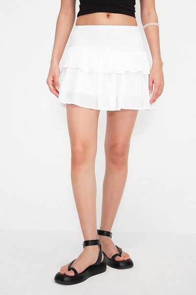Addax Fusta mini cu volane E16568