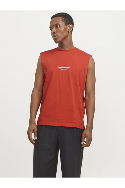 Jack & Jones Tanktop Gedruckt Rundhalsausschnitt Tanktop