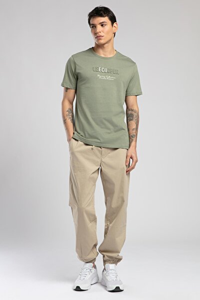 Lee Cooper Lastikli Paça Bej Erkek Kargo Pantolon 252 LCM 221011 JOGGER 2