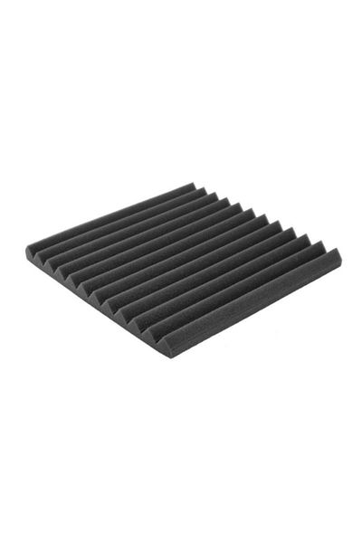Generic 12-piece Recording Studio Soundproof Wedge Foam Red/black 35centimeter