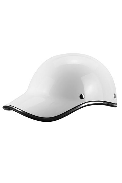 MOJOYCE White Fashion Adult Electric Bicycle Helmets Impact Resistance Baseball Hat Style Protection Helmet