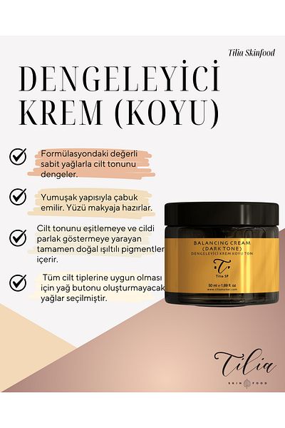 Tilia Skinfood Dark Cream Balancing Tone