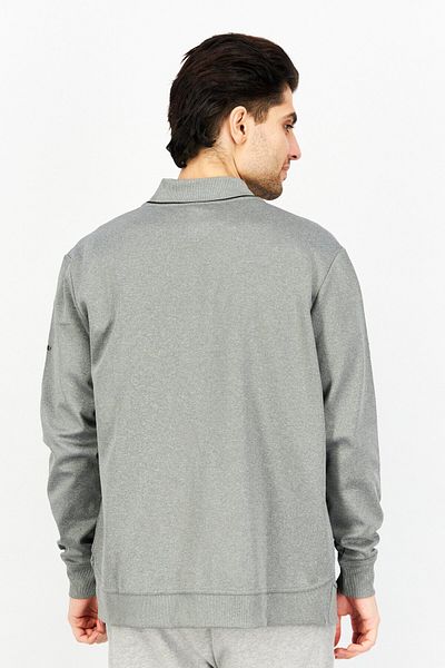 NHL Men Graphic Print Jacket Shirt, Grey