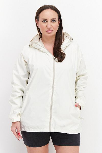 Trespass Women Brand Logo Windbreaker Jacket, Off White