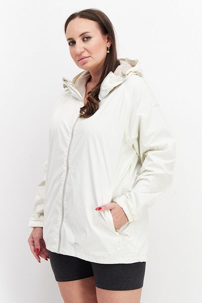 Trespass Women Brand Logo Windbreaker Jacket, Off White