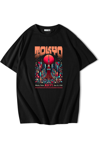 Unisex Oversize Tokyo T-shirt
