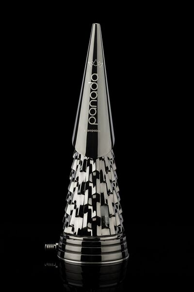 panada glamour smoke Cleopatra Lüks Pirinç Nargile Takımı Premium Nargile Seti Siyah Renk- Black