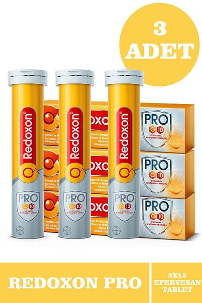 Redoxon Pro 15 Effervescent Tablet - 3 Pieces