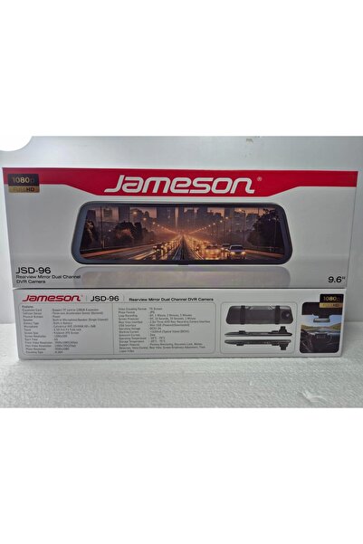 Jameson Dikiz Aynası Monitör - JSD-96 - Araç Ön Arka Kamera Kayıt , Park Kame...