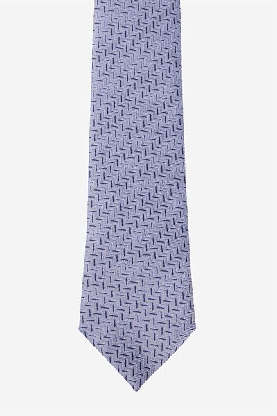 ALTINYILDIZ CLASSICS Men's Grey-Black Patterned Tie