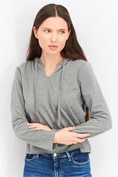 Forever Comfort By NYDJ هودي هيذر نسائي، رمادي
