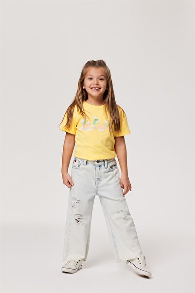 Lee Cooper بنطلون جينز فتاة المالديف غسيل خفيف