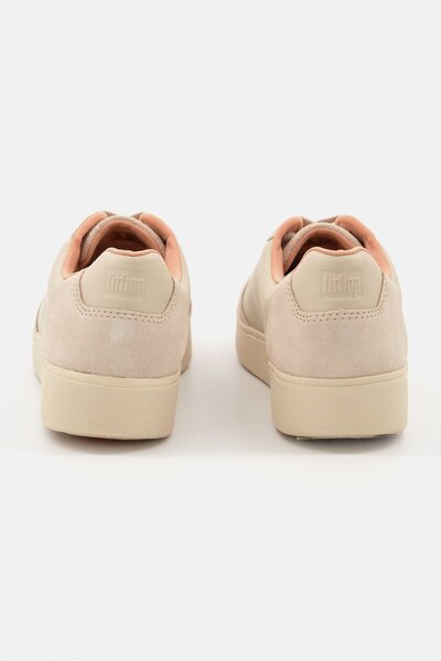 Fitflop Women Rally Leather Panel Casual Shoes, Beige