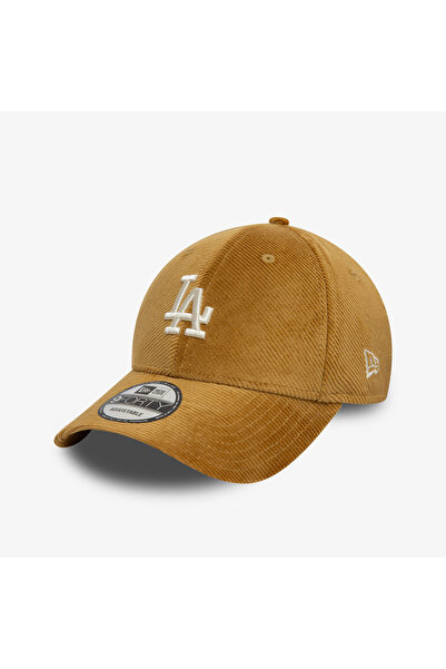 NEW ERA قبعة LA Dodgers Cord للجنسين باللون البني