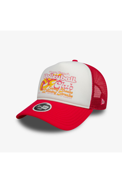 NEW ERA Graphic 9Forty A-Frame Trucker Unisex Kırmızı Şapka