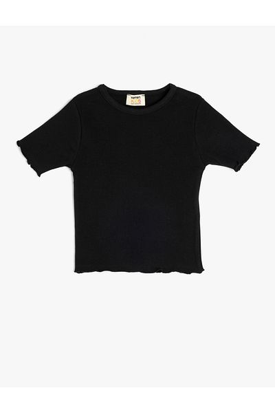 Koton Crew Neck Short Sleeve Cotton Basic T-Shirt