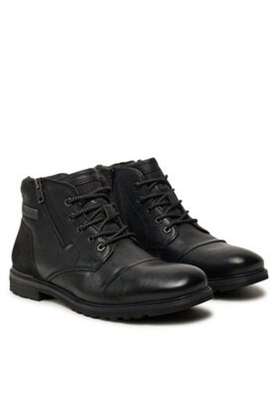 BUGATTI Men's Boots black BUGATTI-325A0U SCHWARZ