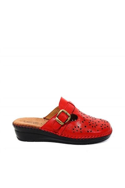 Forelli Cary-H Women's Leather Slippers Red
