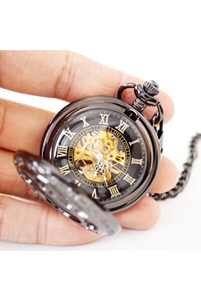 valkyrie Kurmalı Mekanik Iskelet Köstekli Cep Saati