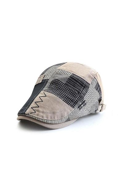 valkyrie Men's up Faded t Style Kab Loose R Canvas Asymmetrical Gray Cap