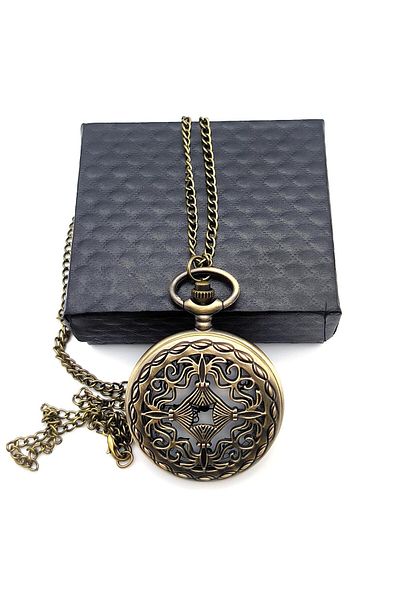 valkyrie Vintage Retro Gift Boxed Chain Pocket Watch