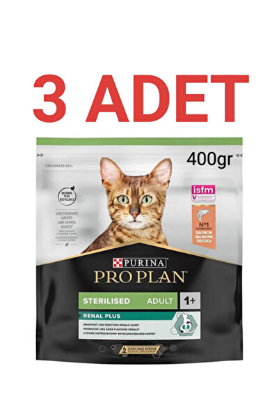 Pro Plan Kısırlaştırılmış Somon Balıklı Kedi Maması 400 Gr x 3 Adet