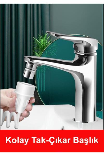 valkyrie 2 Başlıklı Musluk Ağız Duşu Şarj Hazne Pil Derdi Yok 3 Kademe Evrensel Musluk Uyumu Kolay K