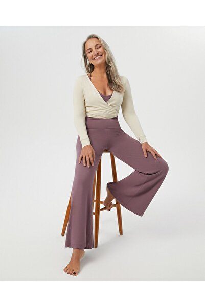 Ayma Active Yoga Pants with Lilac Shorts Thin Draped Yoga Pants