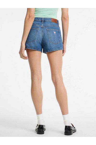 Guess Blugi GJ HIGHWAIST VINTAGE SHORT Pantaloni scurți albaștri pentru femei W5GD0YD5O11-GJMD