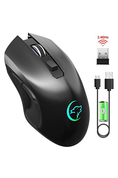 valkyrie 6 Tuşlu Şarjlı Sessiz 2400dpı Kablosuz Gaming Mouse