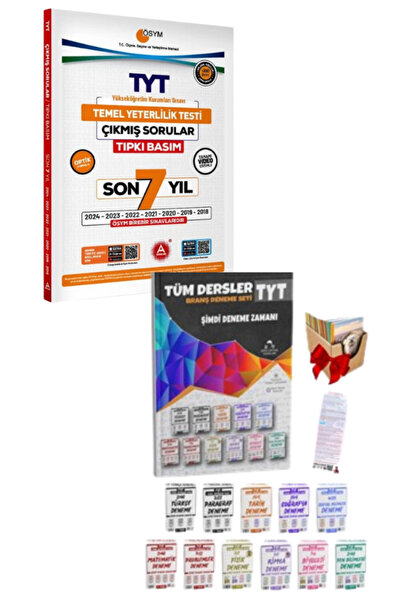 A Yayınları 2025 TYT Tüm Dersler 11 Fasikül 73 Deneme ve Son 7 yıl TYT Çıkmış...