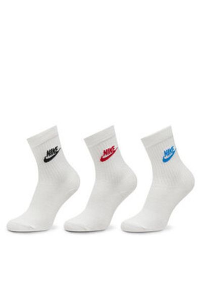 Nike Set de dama Nike de 3 perechi de sosete inalte DX5025 alb