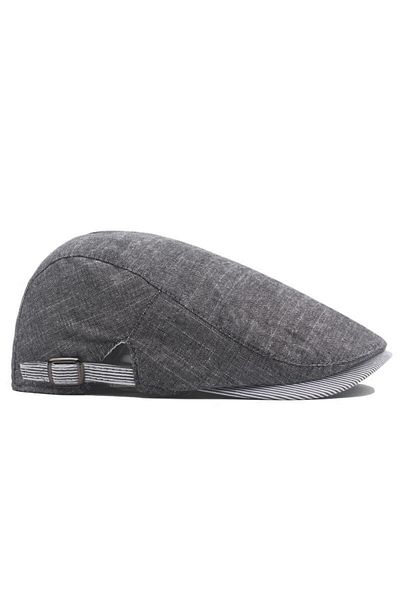 valkyrie Men's Italian Style Cap - Buckle, Adjustable Anti-Sweat, Anthracite