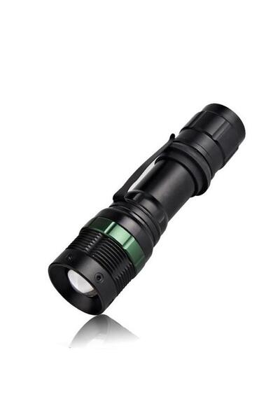 valkyrie Cree Q5 Uzun Menzil El Feneri - Zoom - Aaa Destekli