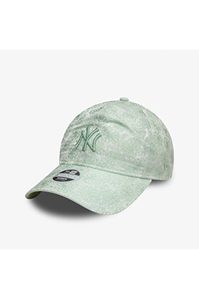 NEW ERA Floral New York Yankees Kadın Yeşil Şapka