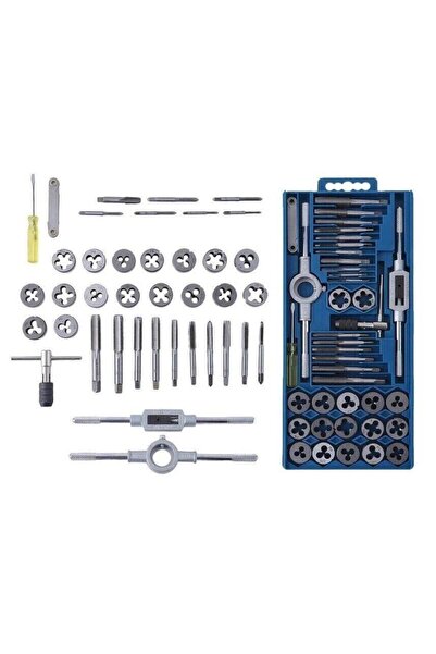 valkyrie 40 Parça Klavuz Pafta Seti Metrik Set M3-m12 Arası 40lı Takım