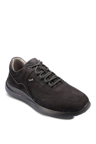 Forelli Pantofi pentru bărbați Plus-g Comfort, nubuc negru