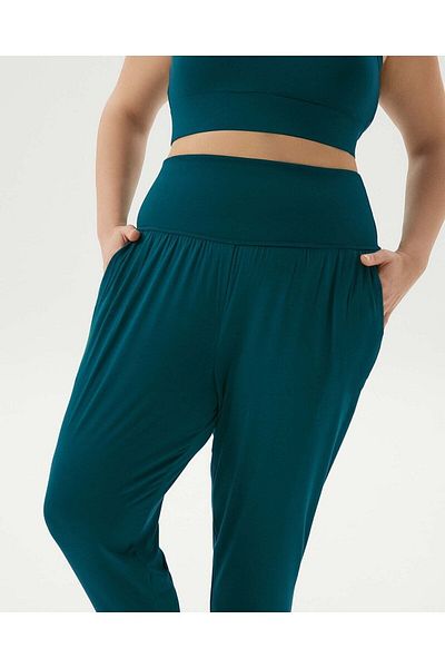Ayma Active Pantaloni confortabili pentru femei cu talie înaltă, cu buzunare, cu picioare înguste