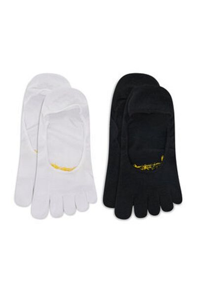 Vibram Fivefingers unisex set of 2 pairs of unisex socks S15G12P white